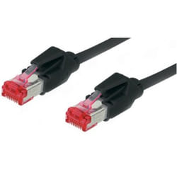 Alcasa 2m Cat. 6, S/FTP câble de réseau Noir Cat6 S/FTP (S-STP)