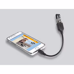 DeLOCK USB micro-B - USB 2.0-A, 0.18m câble USB 0,18 m Micro-USB B USB A Noir