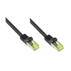 Alcasa Cat. 7 S/FTP 15m câble de réseau Noir Cat7 S/FTP (S-STP)