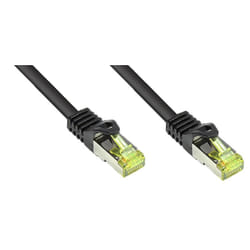 Alcasa 20m, Cat. 7, S/FTP câble de réseau Noir Cat7 S/FTP (S-STP)