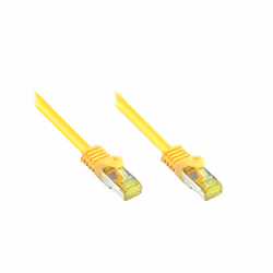 Alcasa 8070R-005Y, 0,5 m, Cat7, S/FTP (S-STP), RJ-45, RJ-45