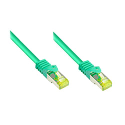 Alcasa Cat.7 S/FTP 3m câble de réseau Vert Cat7 S/FTP (S-STP)