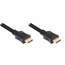 Alcasa 4514-015, 1,5 m, HDMI Type A (Standard), HDMI Type A (Standard), Noir