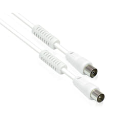 Alcasa S-PAK15 câble coaxial 15 m F Blanc