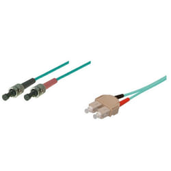 Alcasa 3m, ST/SC câble de fibre optique OM3 Turquoise