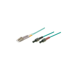 Alcasa 20m ST/LC câble de fibre optique OM3 Bleu