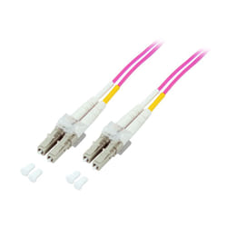Alcasa 3m LC/LC câble de fibre optique OM4 Violet