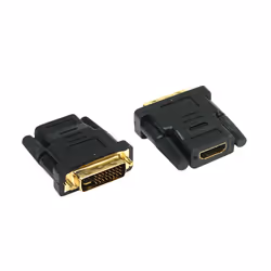 Alcasa HDMI 19pin - DVI, HDMI, DVI, Noir