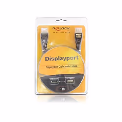 DeLOCK 82773 câble DisplayPort 5 m Anthracite