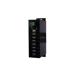 EXSYS USB 2.0 HUB 7-Port 480 Mbit/s Noir