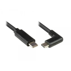Alcasa GC-M0260 câble USB 0,5 m USB 3.2 Gen 1 (3.1 Gen 1) USB C USB A Noir