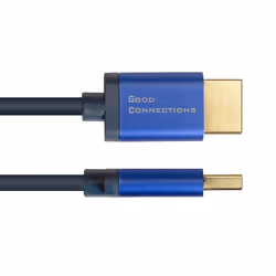 Alcasa 4521-SF005B câble HDMI 0,5 m HDMI Type A (Standard) Bleu