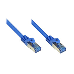 Alcasa S/FTP Cat6A 3m câble de réseau Bleu SF/UTP (S-FTP)