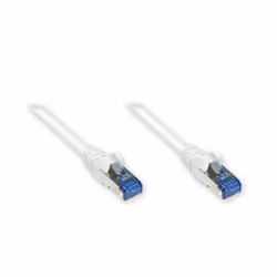 Alcasa 8060-H010W, 1 m, Cat6a, S/FTP (S-STP), RJ-45, RJ-45