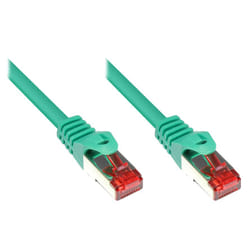 Alcasa 0.25m Cat6 S/FTP câble de réseau Vert 0,25 m S/FTP (S-STP)
