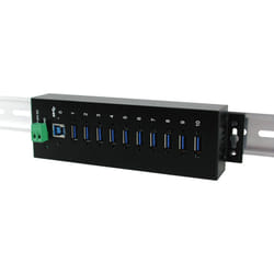 EXSYS EX-1110HMVS hub & concentrateur USB 3.2 Gen 1 (3.1 Gen 1) Type-B 5000 Mbit/s Noir