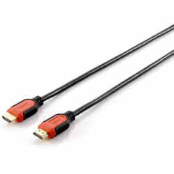 Equip 119341, 1 m, HDMI Type A (Standard), HDMI Type A (Standard), Compatibilité 3D, 10,2 Gbit/s, Noir, Rouge