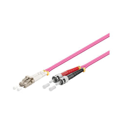 Alcasa 15m LC/ST câble de fibre optique OM4 Violet