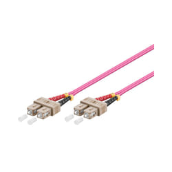 Alcasa 0.5m SC/SC câble de fibre optique 0,5 m OM4 Violet