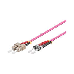 Alcasa 1m SC/ST câble de fibre optique OM4 Violet