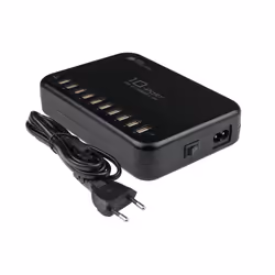 Alcasa PCA-D002S chargeur d'appareils mobiles Universel Noir Secteur Intérieure