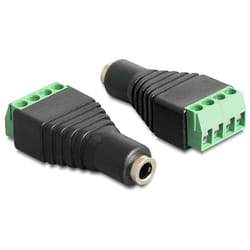 DeLOCK 65457 changeur de genre de câble 3.5mm 4pin Noir, Vert