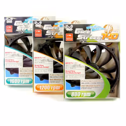 Scythe GlideStream 140 Boitier PC Ventilateur 14 cm Noir