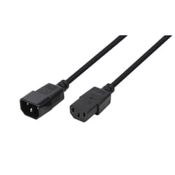 LogiLink CP091 câble électrique Noir 1,8 m Coupleur C14 Coupleur C13