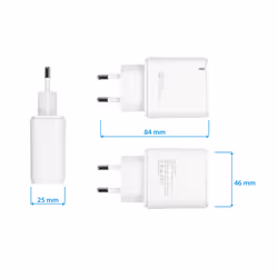 Alcasa PCA-W003W chargeur d'appareils mobiles Autres, Smartphone, Tablette, Universel Blanc Secteur Charge rapide