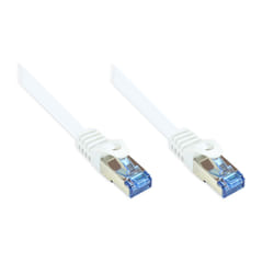 Alcasa CAT6A S/FTP 50 m câble de réseau Blanc S/FTP (S-STP)