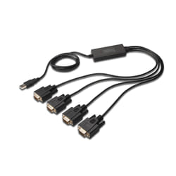 Digitus Adaptateur USB 2.0 vers 4 ports RS232