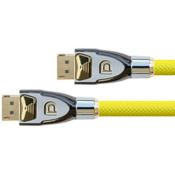 Alcasa Python 0,5 m DisplayPort Argent, Jaune