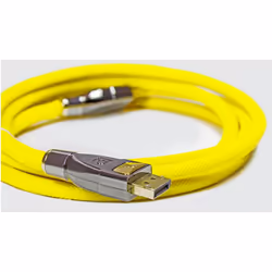 Alcasa Python 0,5 m DisplayPort Argent, Jaune