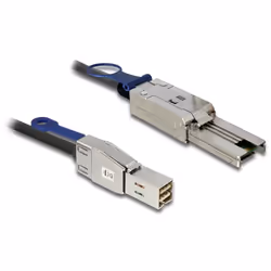 DeLOCK 83735, 3 m, Mini SAS HD SFF-8644, Mini SAS SFF-8088, Mâle/Mâle, Noir
