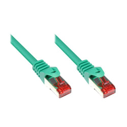 Alcasa CAT6 S/FTP 25 m câble de réseau Vert S/FTP (S-STP)