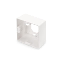 Digitus Cadre de montage en saillie pour boîtiers vides Keystone de 80 x 80 mm, de type allemand