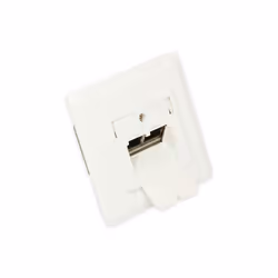 Alcasa GC-N0025, RJ-45, Blanc, 80 mm, 80 mm