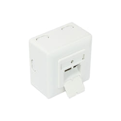 Alcasa GC-N0026 prise de courant RJ-45 Blanc