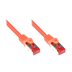Alcasa RJ-45 - RJ-45 M/M 0.15m câble de réseau Orange 0,15 m Cat6 S/FTP (S-STP)