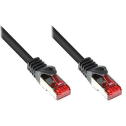 Alcasa 20m, Cat. 6, S/FTP câble de réseau Noir Cat6 S/FTP (S-STP)