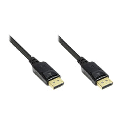 Alcasa DisplayPort/DisplayPort, 5 m Noir