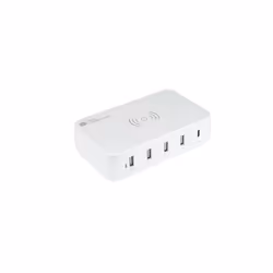 Alcasa PCA-D005W, Intérieure, Secteur, 9 V, Recharge sans fil, 1,5 m, Blanc