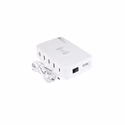 Alcasa PCA-D005W chargeur d'appareils mobiles Universel Blanc Secteur Recharge sans fil Charge rapide Intérieure