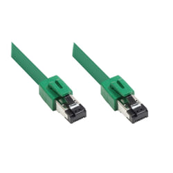 Alcasa 8080-100G câble de réseau Vert 10 m Cat8.1 S/FTP (S-STP)