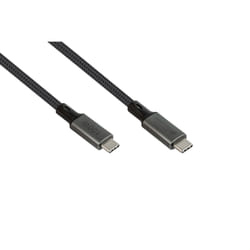 Alcasa 2402-T005A câble USB USB4 Gen 2x2 0,5 m USB C Graphite
