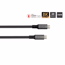 Alcasa 2402-T005A câble USB USB4 Gen 2x2 0,5 m USB C Graphite
