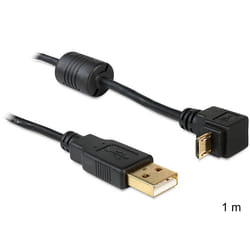 DeLOCK USB2.0 1m câble USB USB A Micro-USB B Noir