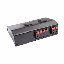 Alcasa 5529-2 commutateur audio Noir