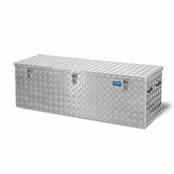 ALUTEC R 375, Boîte de rangement, Aluminium, Rectangulaire, Aluminium, Motif, Aluminium