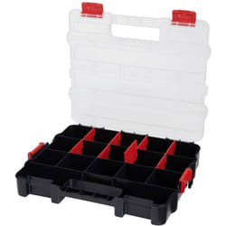 pour l'atelier Alutec 56070 Coffret de rangement (l x H x P) 330 x 60 x 270 mm Nombre de compartiments: 17 séparations
